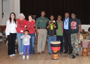 Mamady and Famoudou are presented with the key to the city of Clarkston