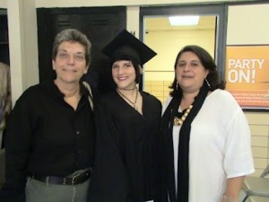 Manuela "Blue" Arboleda, and her parents